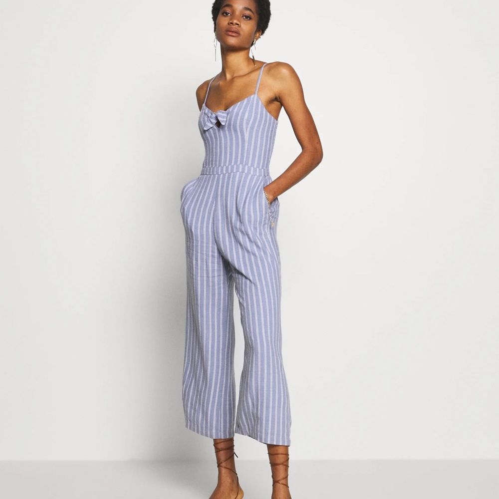 Striped Blue Abercrombie Romper